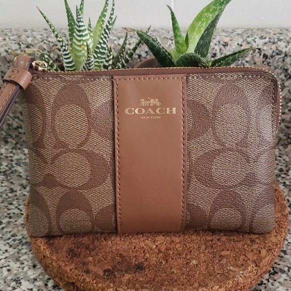 Coach Handbags - Sold Coach Corner Zip Wallet, Authentic